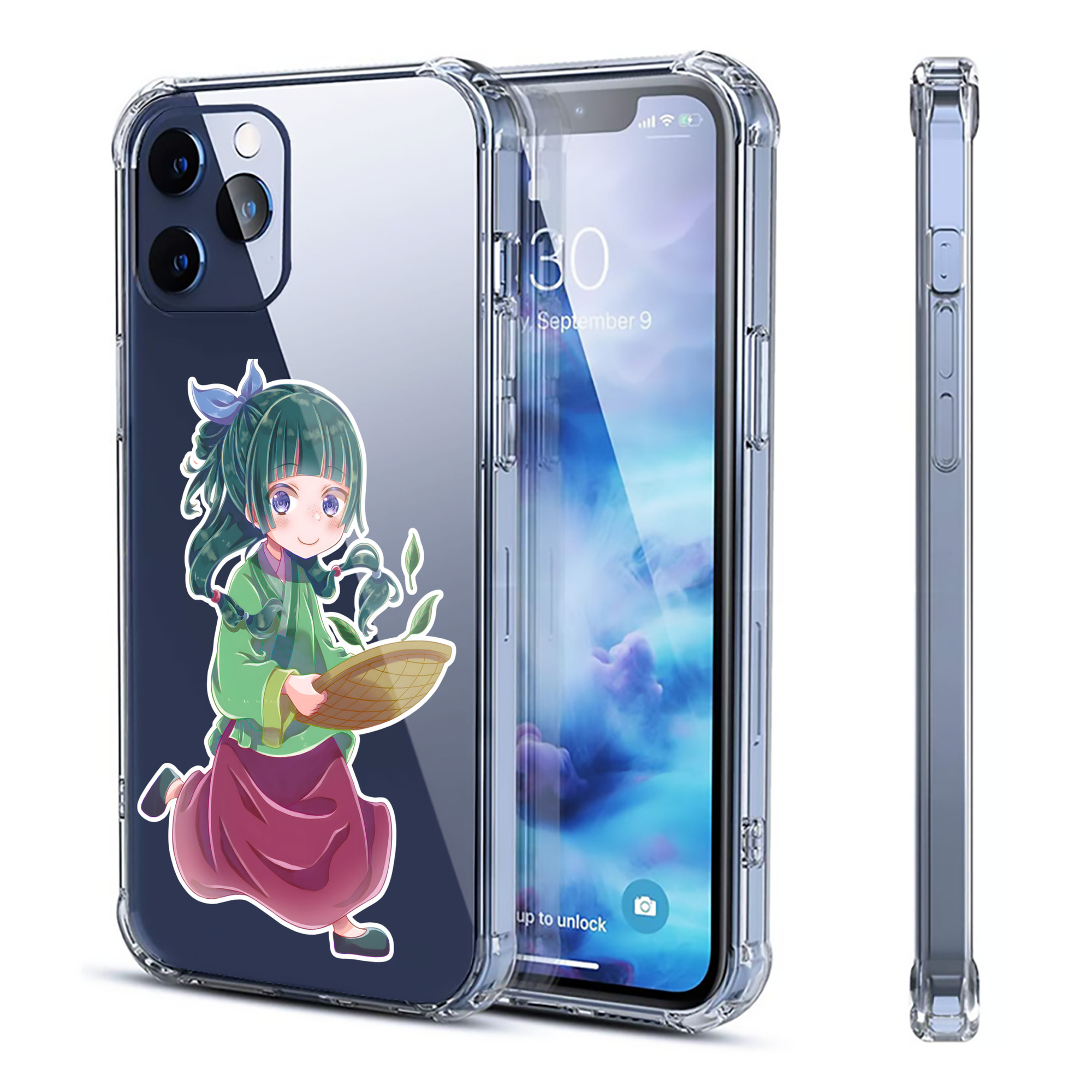 （画像用） 薬屋のひとりごと The Apothecary Diaries 【iPhone 12シリーズ対応】透明スマホケース（クリアソフトケース）